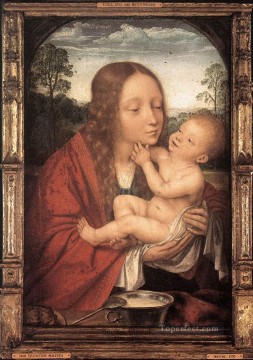 Virgin and Child in a Landscape Quentin Matsys Oil Paintings